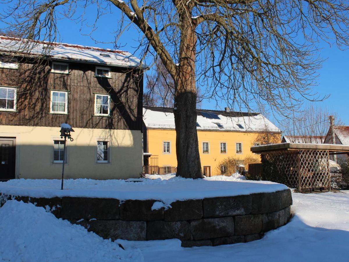 Comfy Apartment In Weissig With Garden Exterior photo